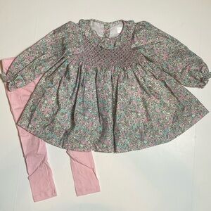 Cecil & Lou smocked set